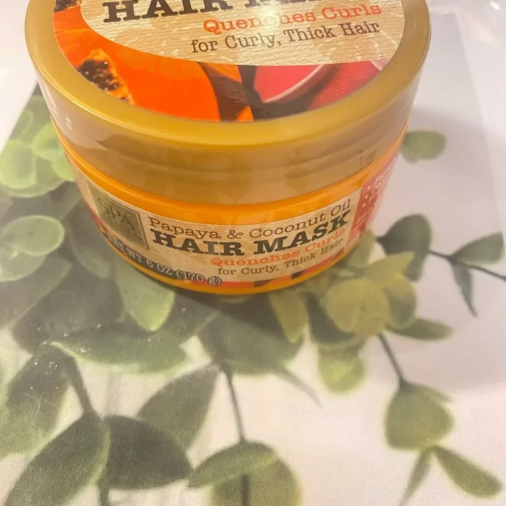 🔥Papaya & Coconut Oil Hair Mask - Gold